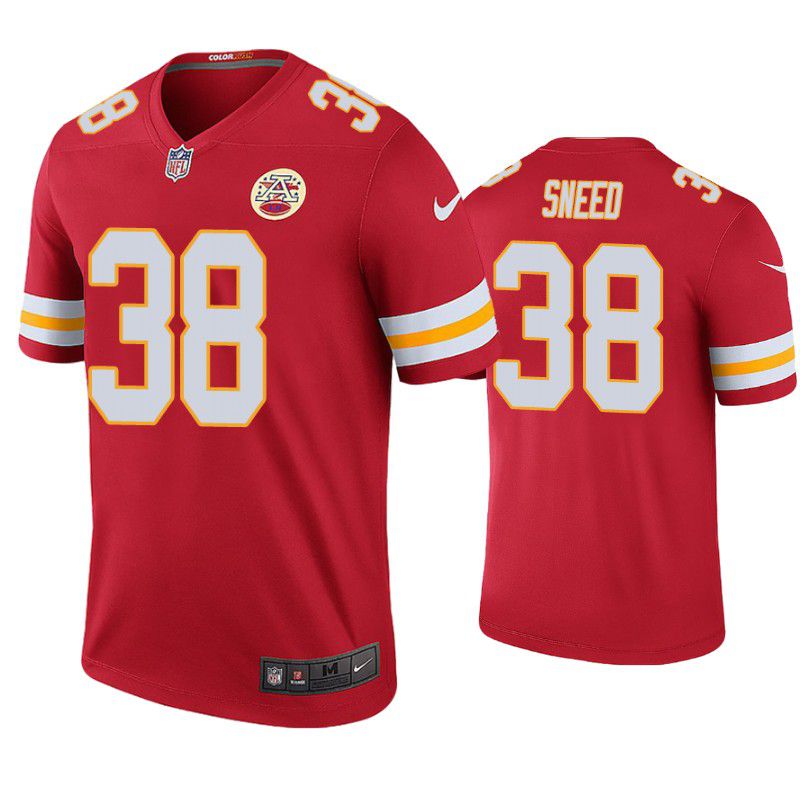 Men Kansas City Chiefs #38 Sneed Nike Red Limited NFL Jersey->kansas city chiefs->NFL Jersey